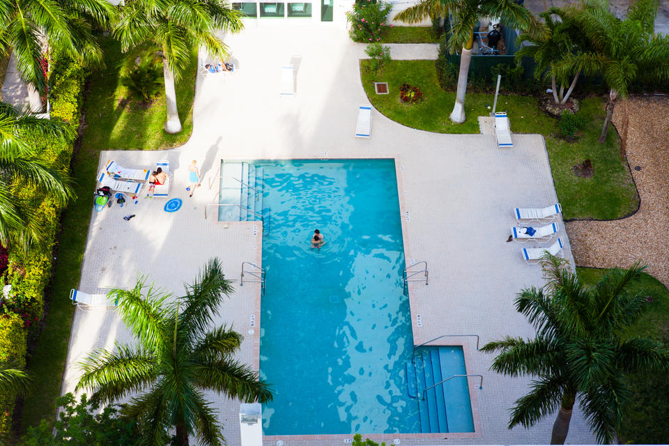 Pool View From Above